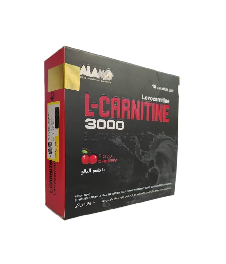 ویال خوراکی ال کارنیتین 3000 آلامو بسته 10 عددی