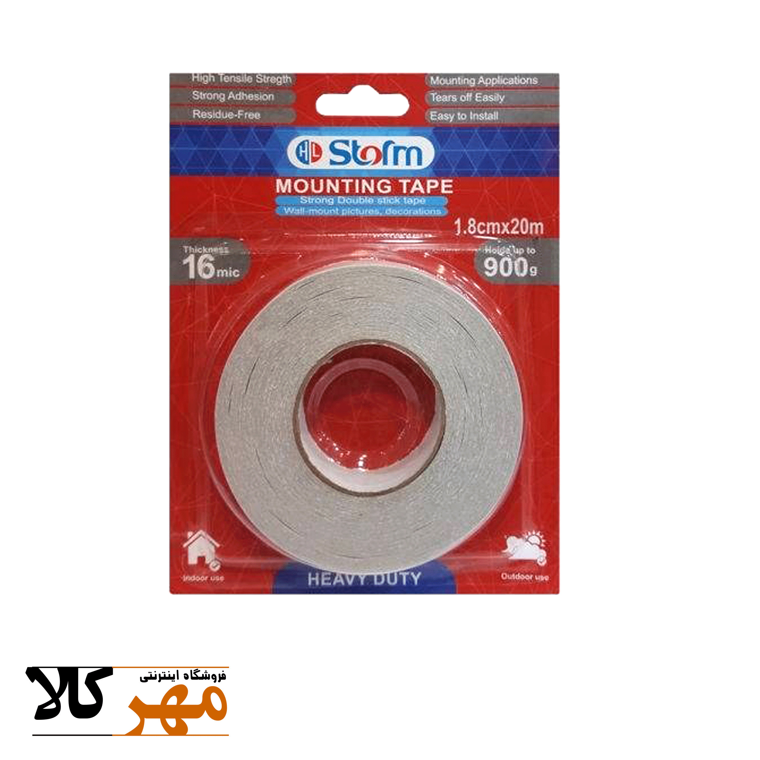 چسب دوطرفه پوست پیازی استورم hl-139 حلقه زیاد