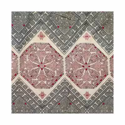 ملحفه آدنو مدل هریس کد CH66 دونفره سایز 220x240 سانتی متر