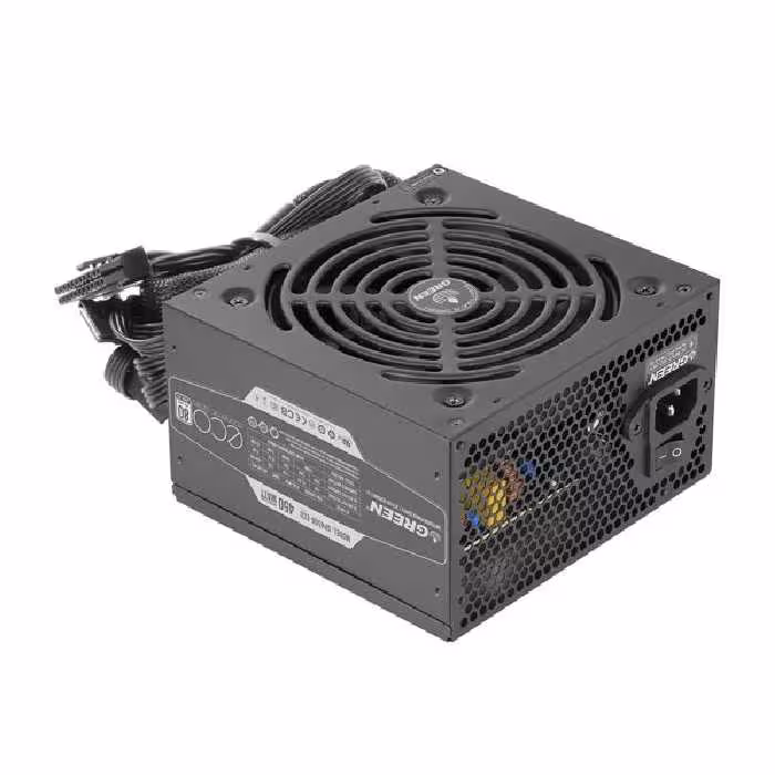 منبع تغذیه کامپیوتر گرین مدل GP450A-ECO Rev3.1