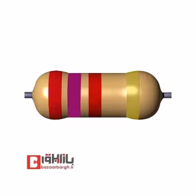 مقاومت 2.7 کیلو اهم 1/8 وات 5 درصد