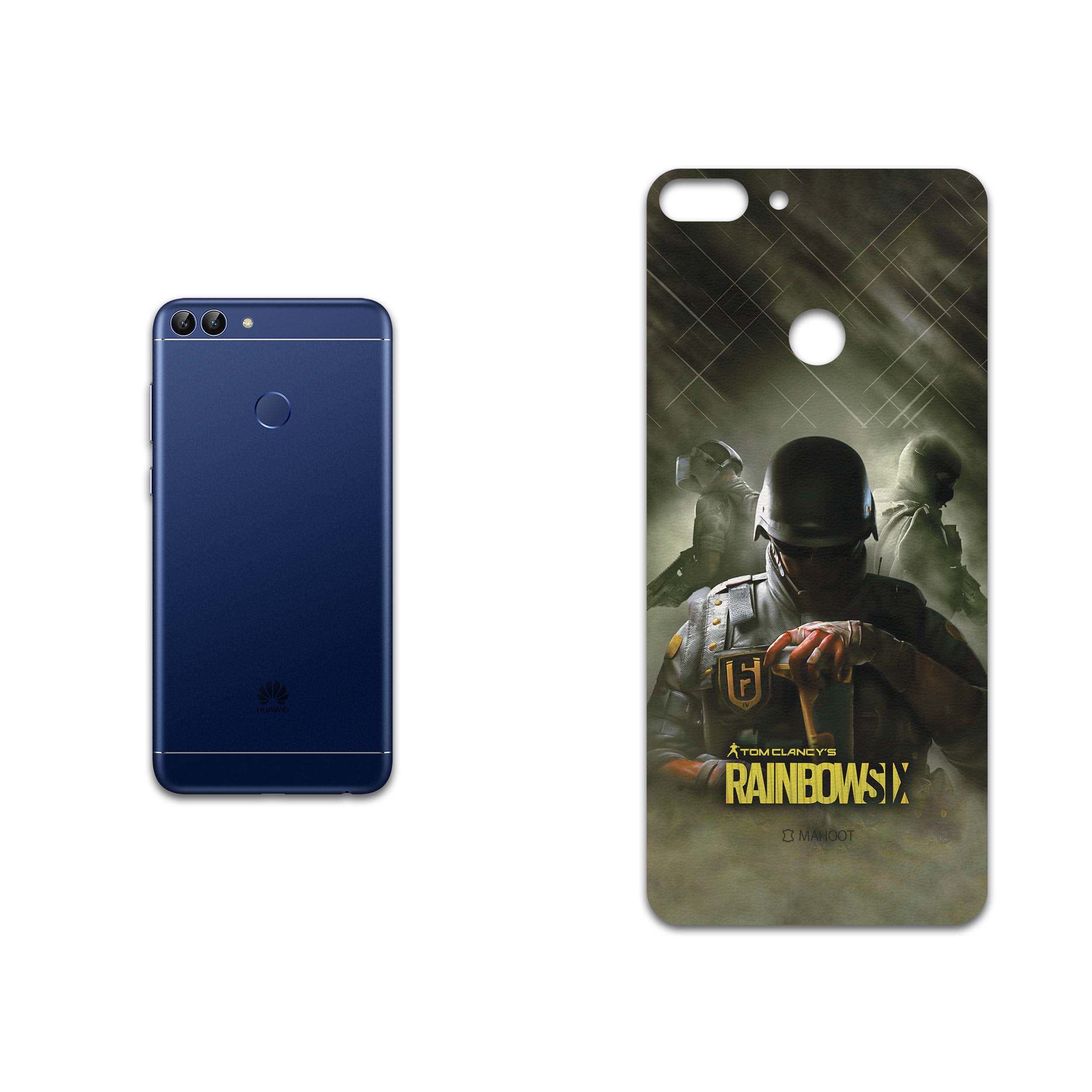 برچسب پوششی ماهوت مدل Rainbow-Six-Game مناسب برای گوشی موبایل هوآوی P Smart