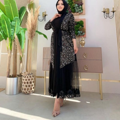 مانتو پولکی و سارافون حلقه ای زنانه