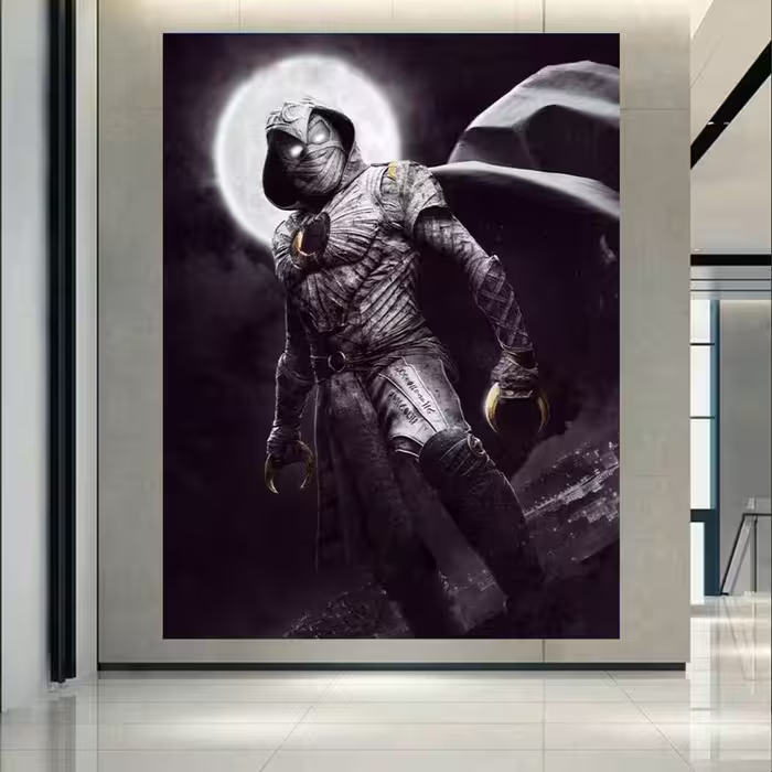 تابلو شاسی طرح سریال مدل Marvel Moon Knight 2022 کد  AR2590 | دنیای قاب