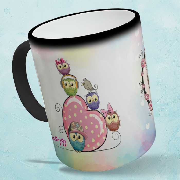 ماگ حرارتی مدل عاشقانه کد 11