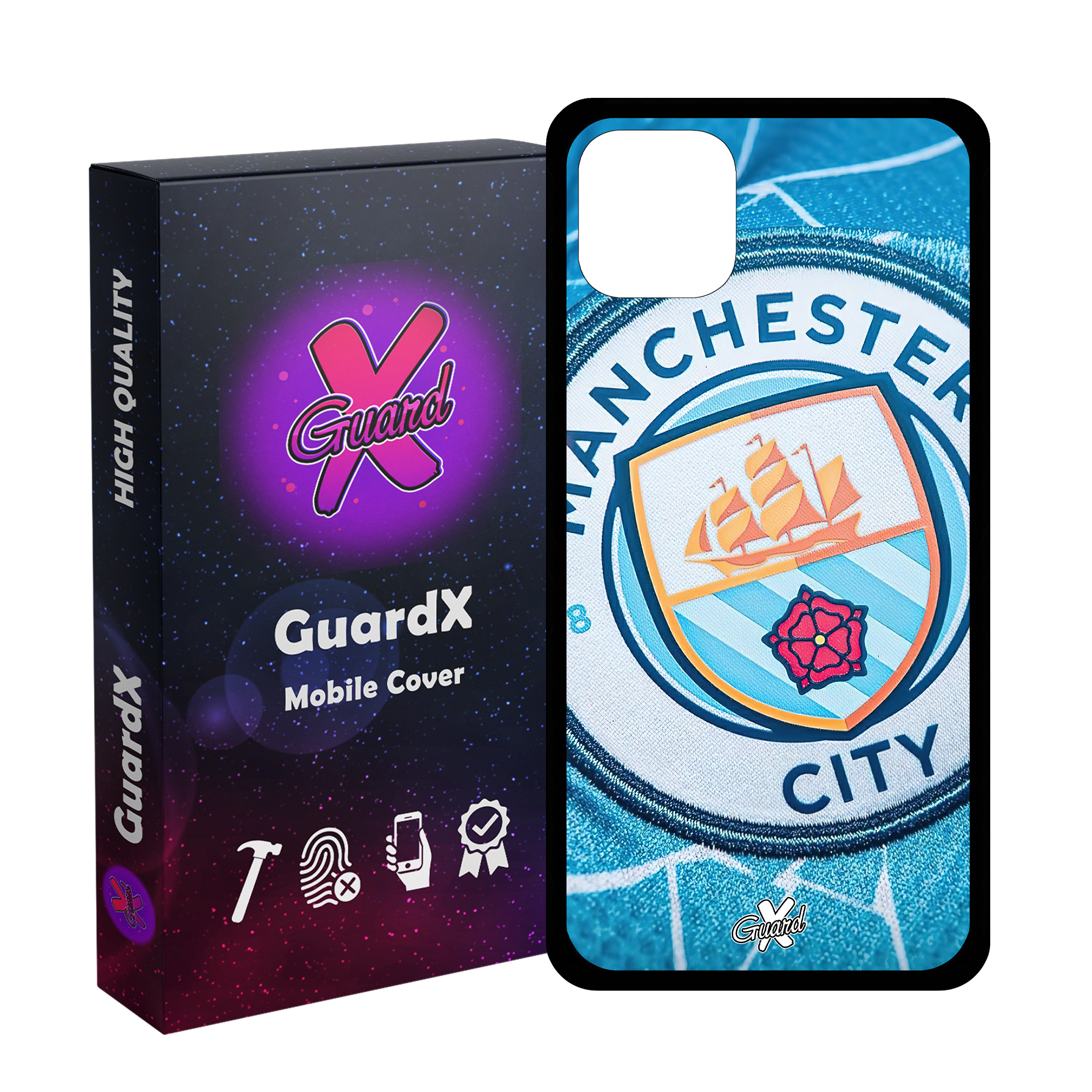 کاور گارد ایکس طرح منچستر سیتی مدل Glass10450 مناسب برای گوشی موبایل اپل iPhone 11 Pro Max