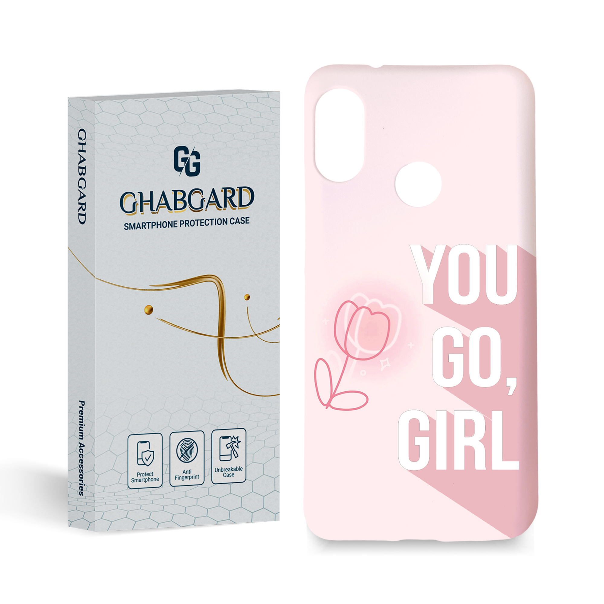 کاور قاب گارد مدل دخترانه مناسب برای گوشی موبایل شیائومی mi a2 lite