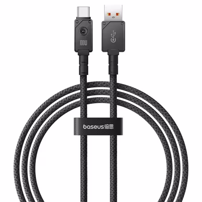 کابل شارژ USB به Type-C بیسوس مدل Unbreakable CB000050 P10355801111-00 طول 1 متر توان 100 وات