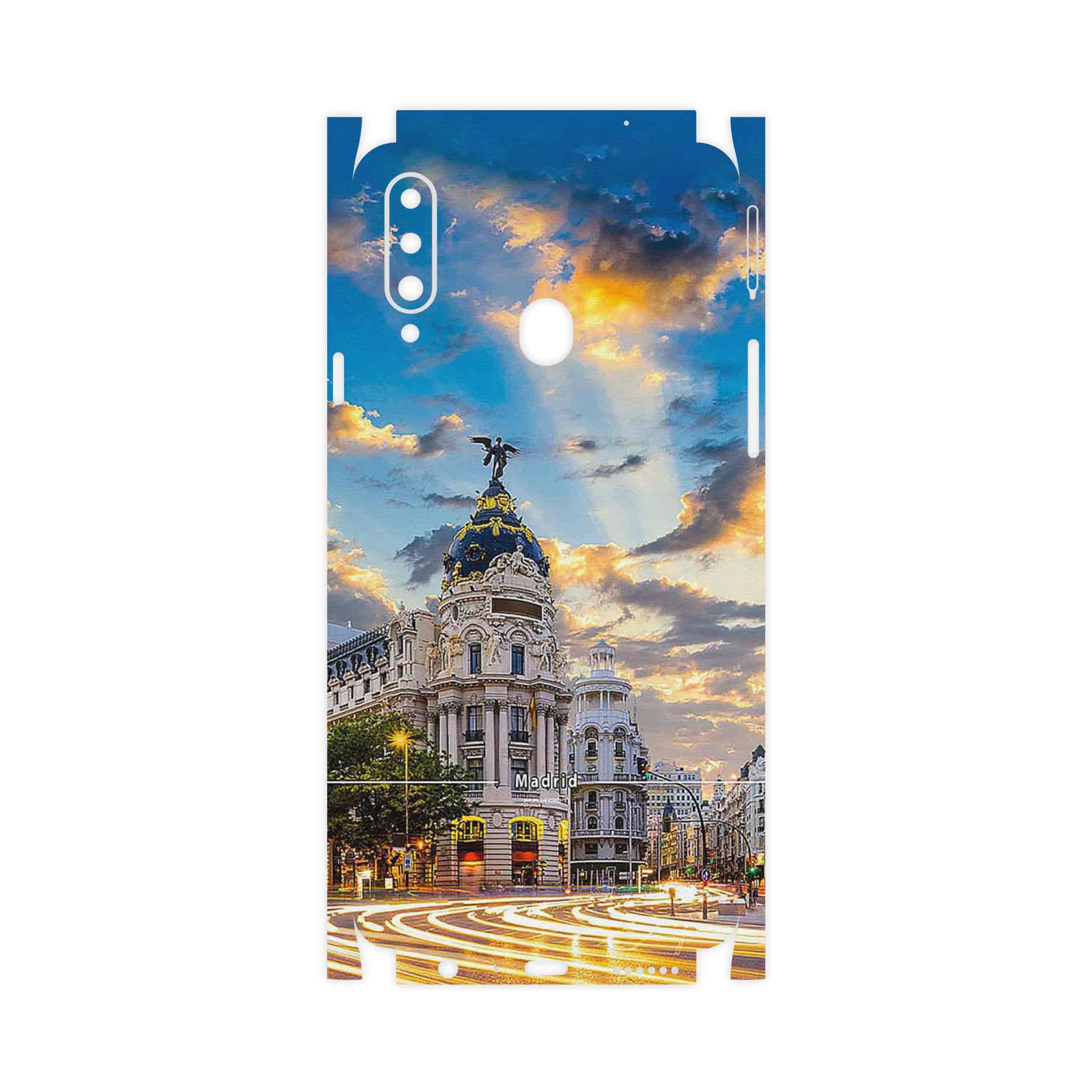 برچسب پوششی ماهوت مدل City of Madrid-FullSkin مناسب برای گوشی موبایل سامسونگ Galaxy A20s
