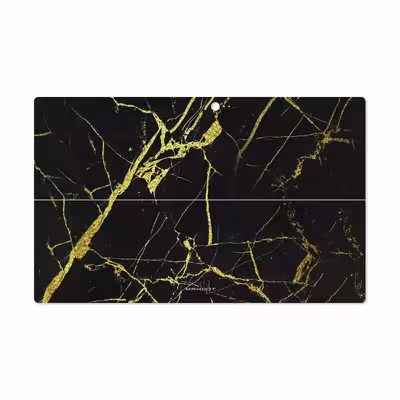 برچسب پوششی ماهوت مدل Graphite-Gold-Marble مناسب برای تبلت مایکروسافت Surface 2 RT 2013