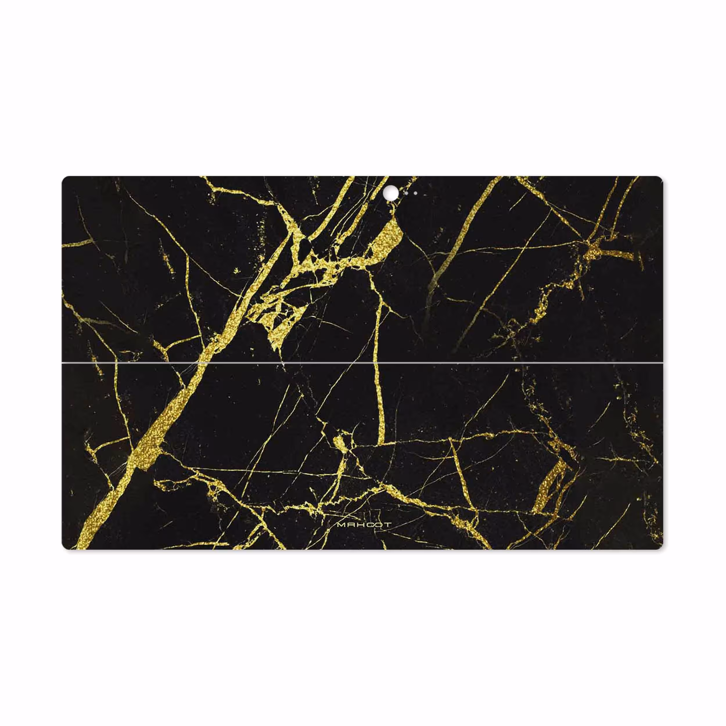 برچسب پوششی ماهوت مدل Graphite-Gold-Marble مناسب برای تبلت مایکروسافت Surface 2 RT 2013