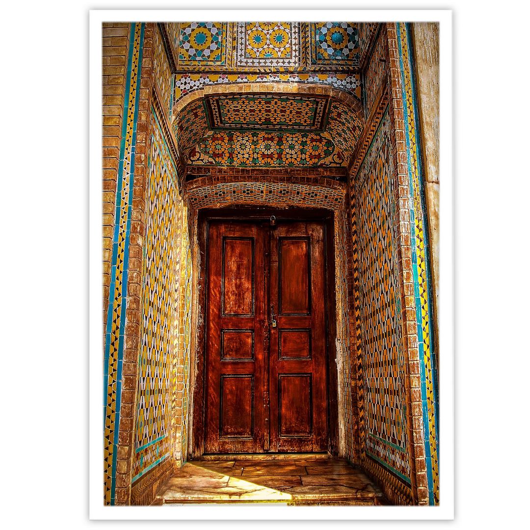 تابلو بکلیت طرح بافت تاریخی ایران و تهران مدل W-11486