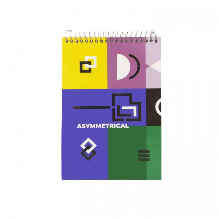 دفتر یادداشت 80 برگ پاپکو مدل Asymmetrical
