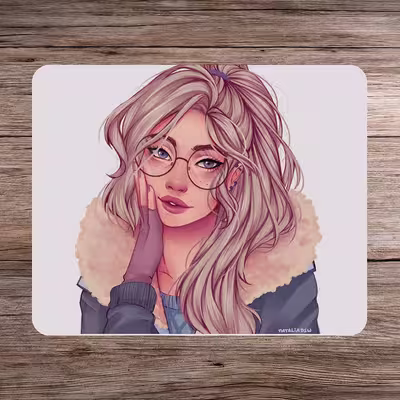 ماوس پد طرح دختر کد P100217