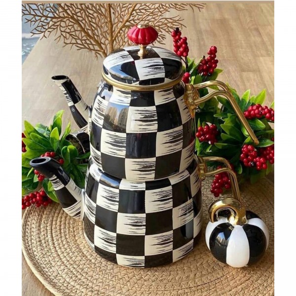 کتری قوری شطرنجی