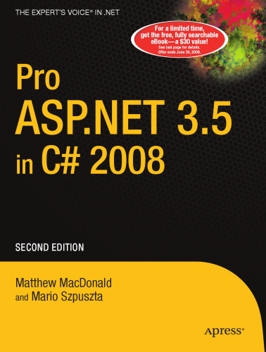 خرید و دانلود نسخه کامل کتاب Pro ASPNET 35 in C Sharp 2008