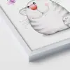 تابلو کودک سالی وود طرح خرگوش فیل گربه تپل کد T112331 مجموعه 3 عددی