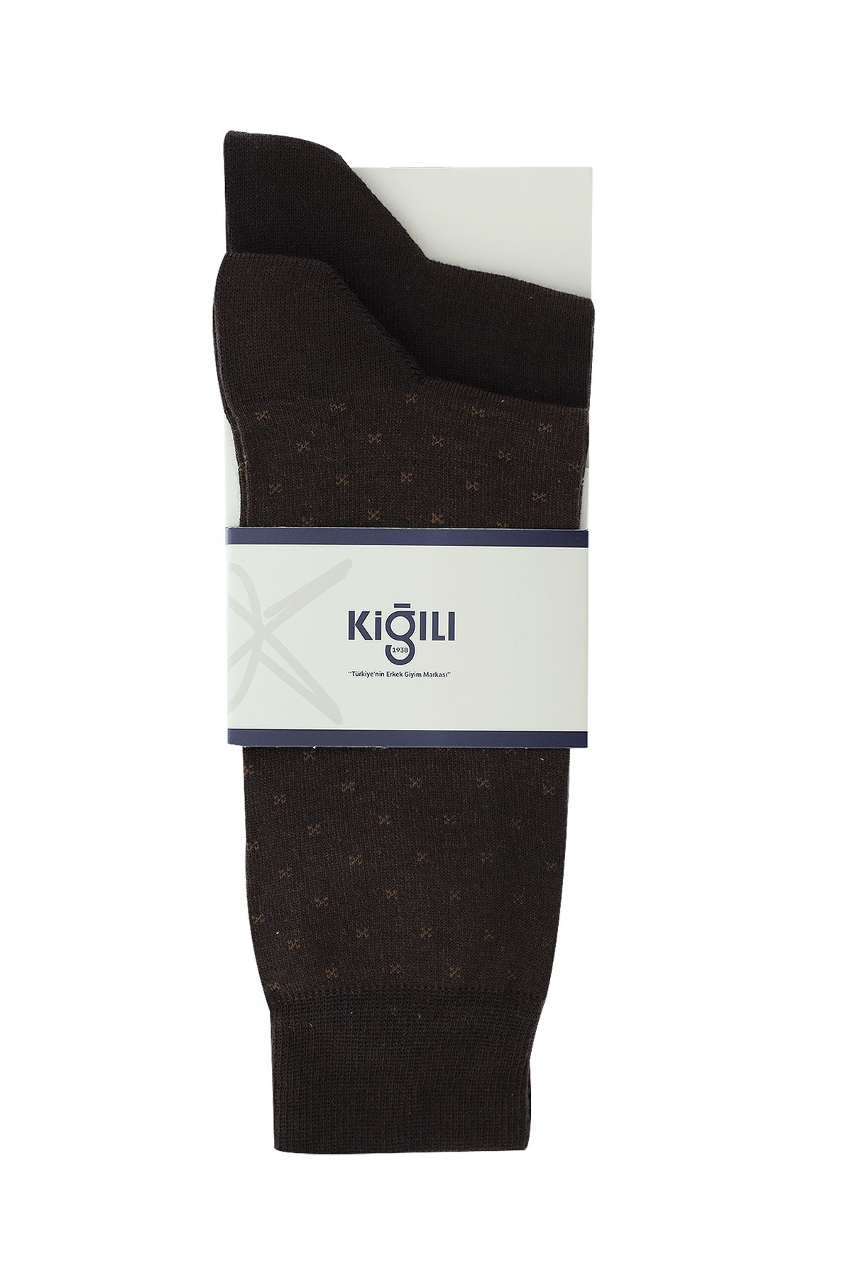 جوراب چند رنگ مردانه 2 مجموعه پنبه ای با طرح Kiğılı
