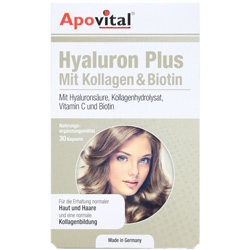 کپسول هیالورون پلاس 30 عددی آپوویتال