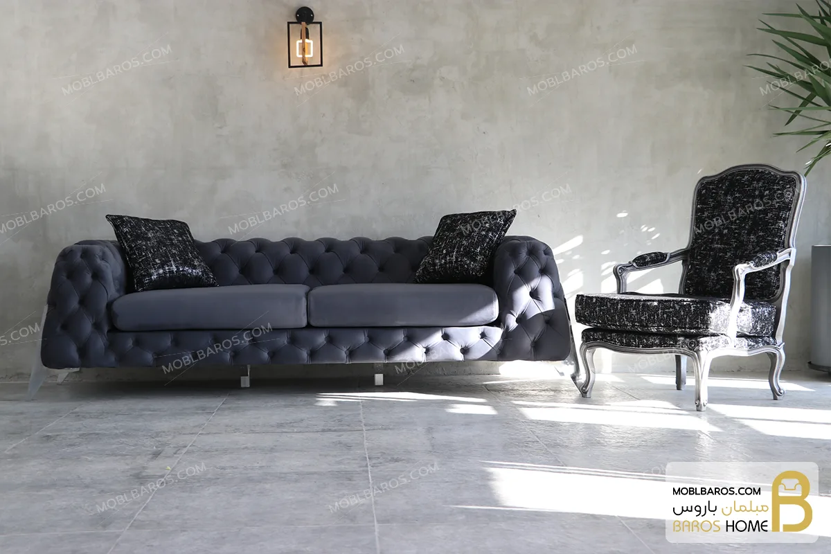 مبل راحتی چستر فلورانس با تک فرانسه