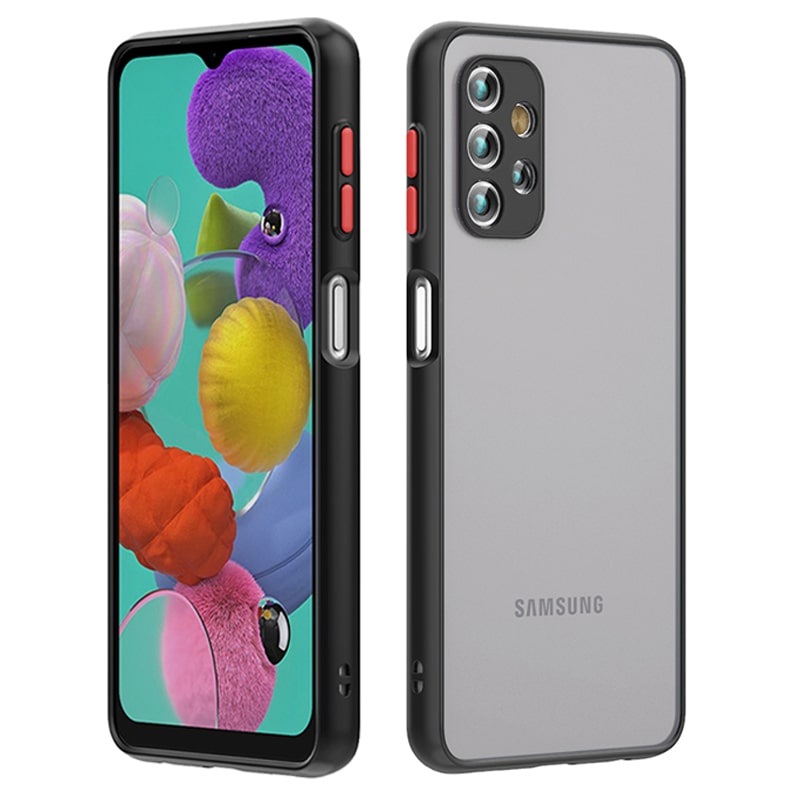 کاور مدل پشت مات لنزدار مناسب برای گوشی موبایل سامسونگ galaxy a32 5g