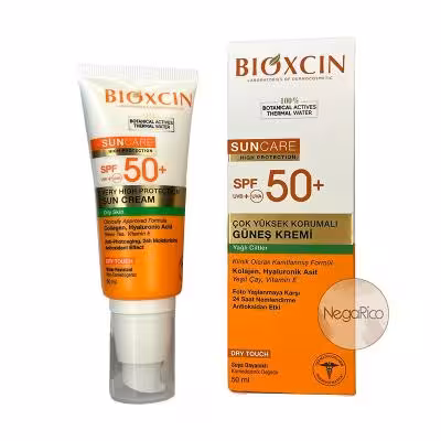 کرم ضد آفتاب بی رنگ پوست چرب بیوکسینBioxcin