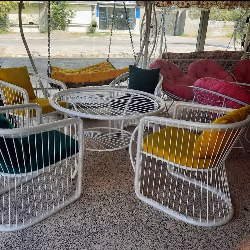 صندلی باغی رنگ الکترو استاتیک
