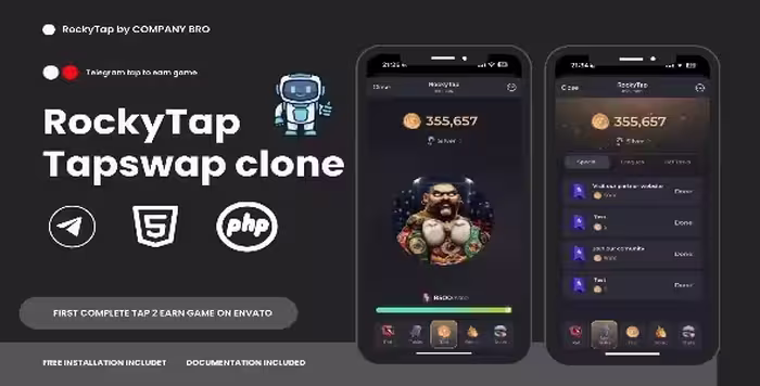 دانلود Rocky بازی کلیکر تلگرام مشابه TapSwap