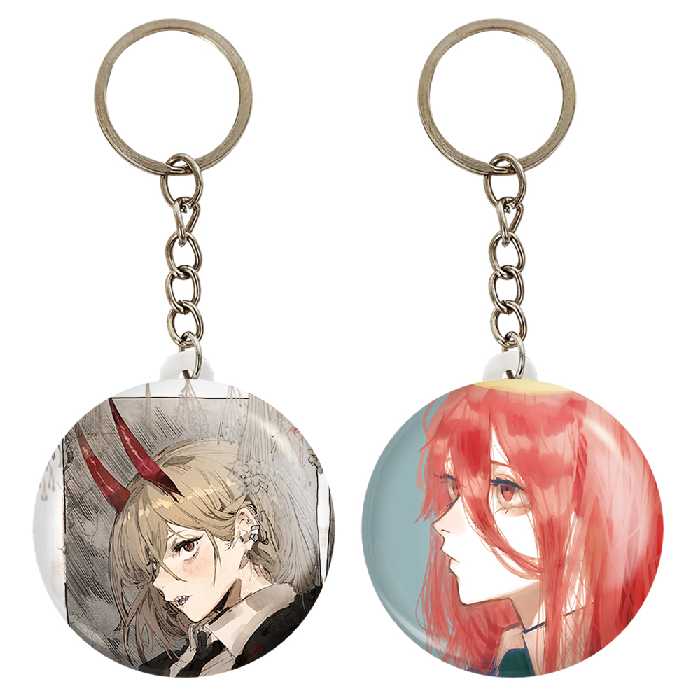 جاکلیدی خندالو مدل ماکیما و پاور انیمه مرد اره ای کد 1791817917 مجموعه 2 عددی