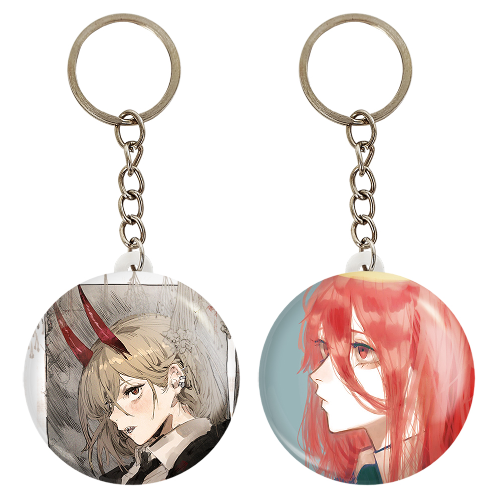 جاکلیدی خندالو مدل ماکیما و پاور انیمه مرد اره ای کد 1791817917 مجموعه 2 عددی