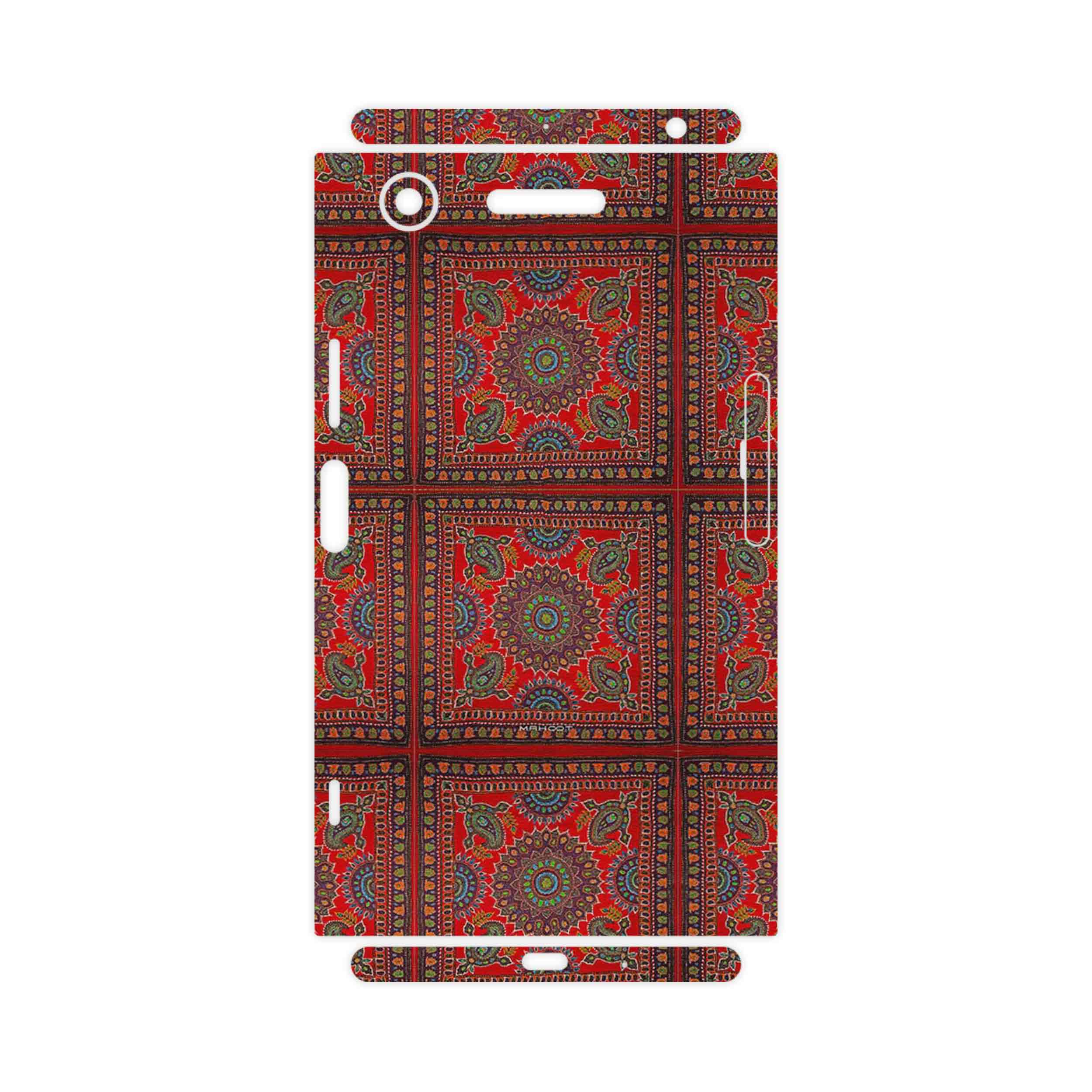 برچسب پوششی ماهوت مدل Embroidered Rug-FullSkin مناسب برای گوشی موبایل سونی Xperia XZ1