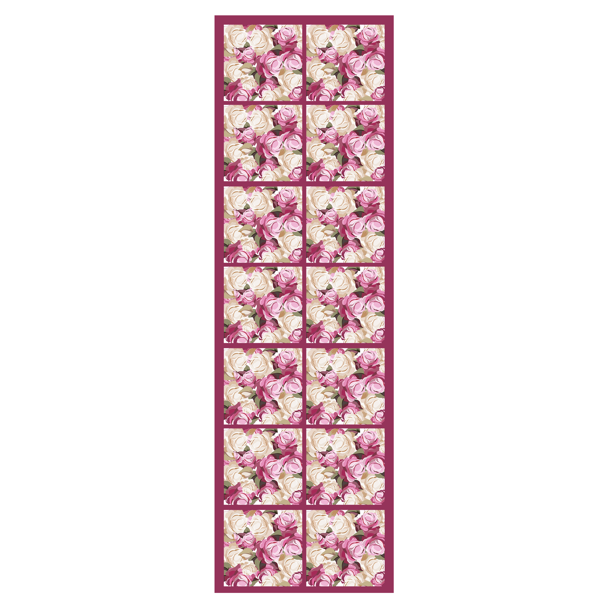 رانر طرح گل کد 9268