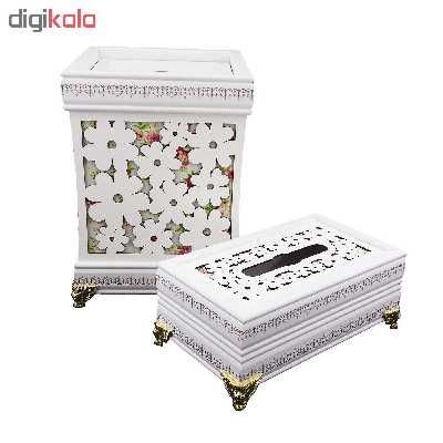 ست سطل و جای دستمال کاغذی کد M-303