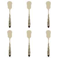 قاشق بستنی خوری کد skz بسته 6 عددی