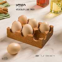 جای تخم مرغ چوبی لیمون کد 2173