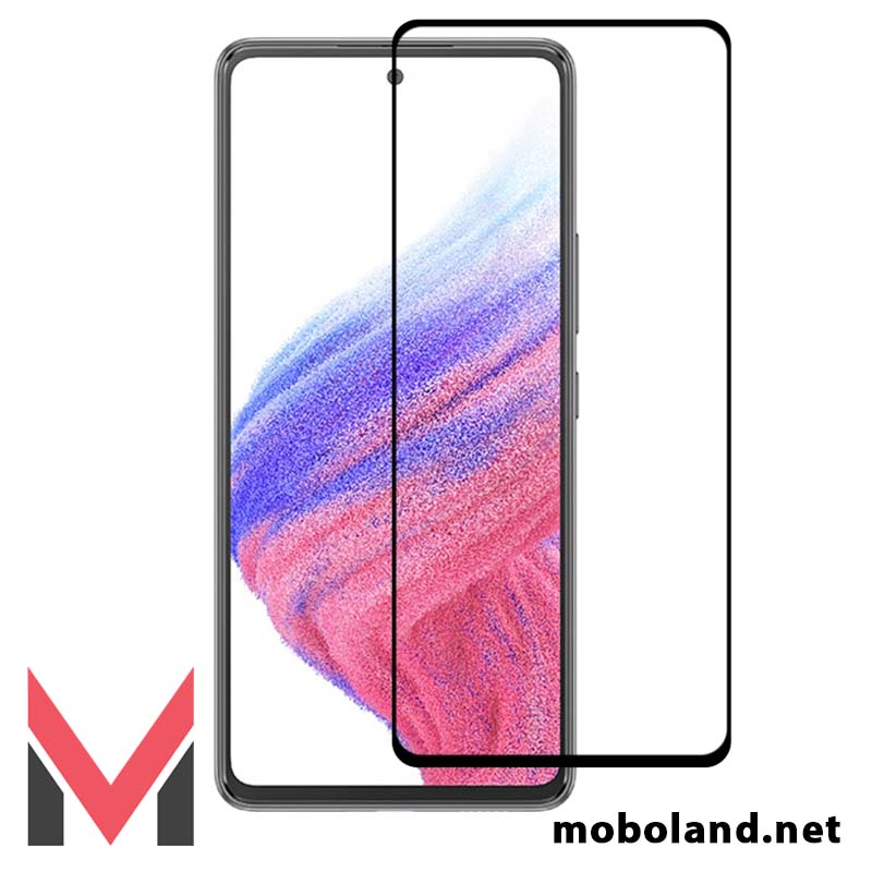 قیمت گلس تمام صفحه سرامیکی شفاف سامسونگ Galaxy A53 5G - موبولند