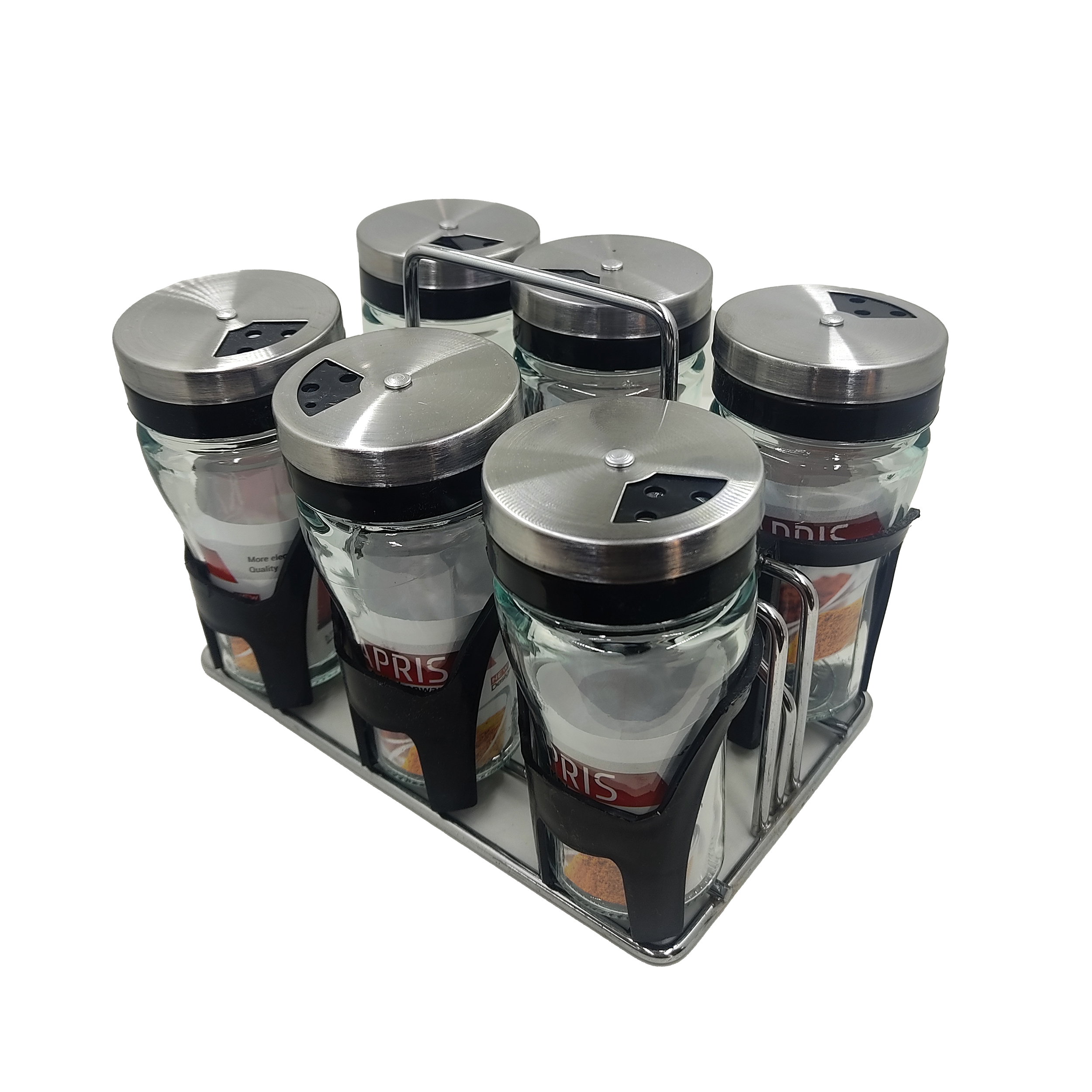 سرویس جا ادویه 6 پارچه کاپریس مدل پارادایس ساده