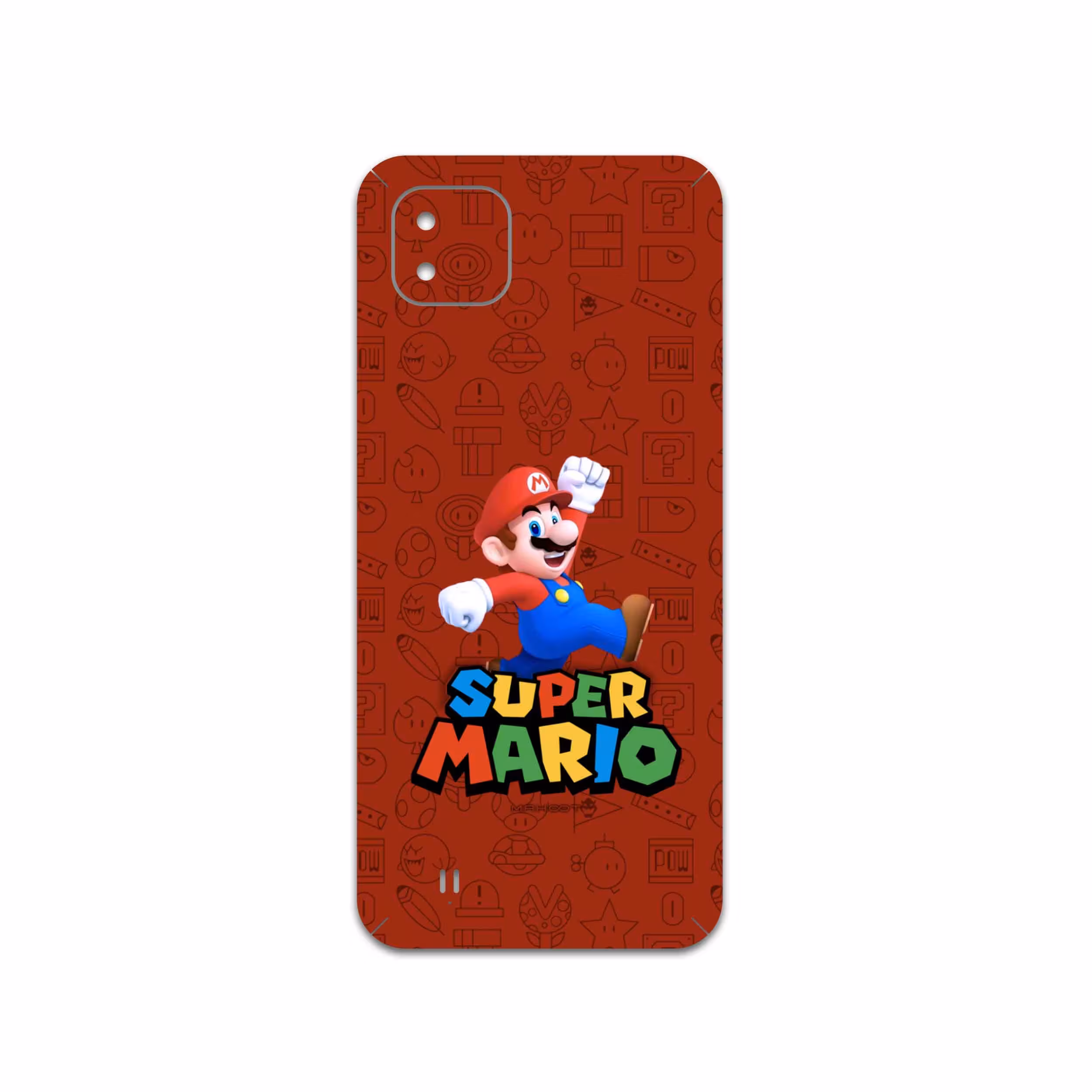 برچسب پوششی ماهوت مدل Super-Mario-Game مناسب برای گوشی موبایل ریلمی C11 2021