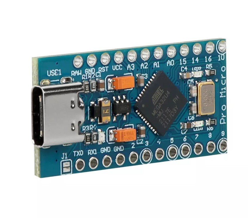 برد آردوینو پرو میکرو Arduino Pro Micro TYPE C