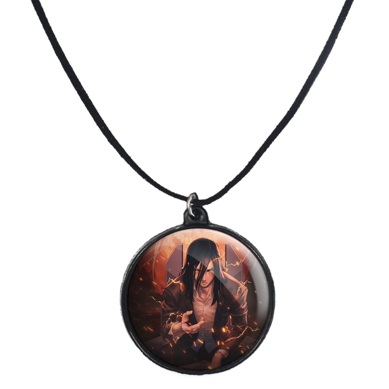 گردنبند پرمانه طرح Attack on Titan کد pmb.22815 مدل دو طرفه