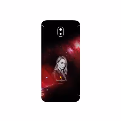 برچسب پوششی ماهوت مدل Emma Stone مناسب برای گوشی موبایل سامسونگ Galaxy J7 Pro