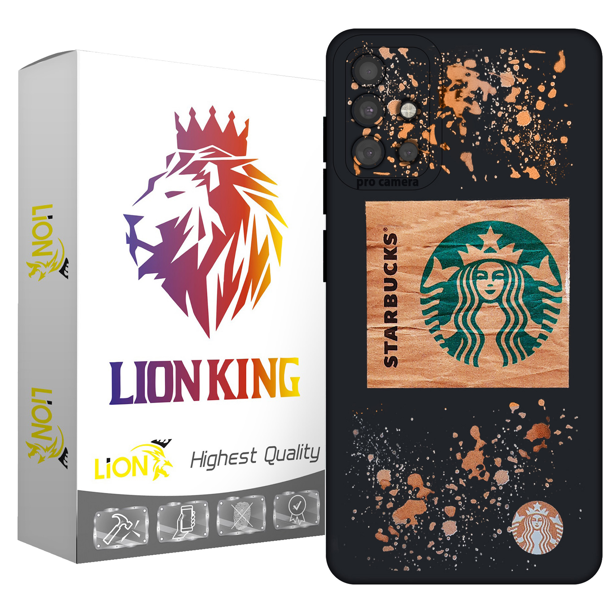 کاور لاین کینگ مدل سیلیکون مناسب برای گوشی موبایل  سامسونگ Galaxy A51