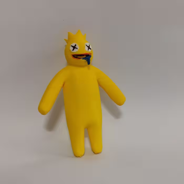 فیگور شخصیت شاه زرد   yellow king از بازی رینبو فرندز  تکی