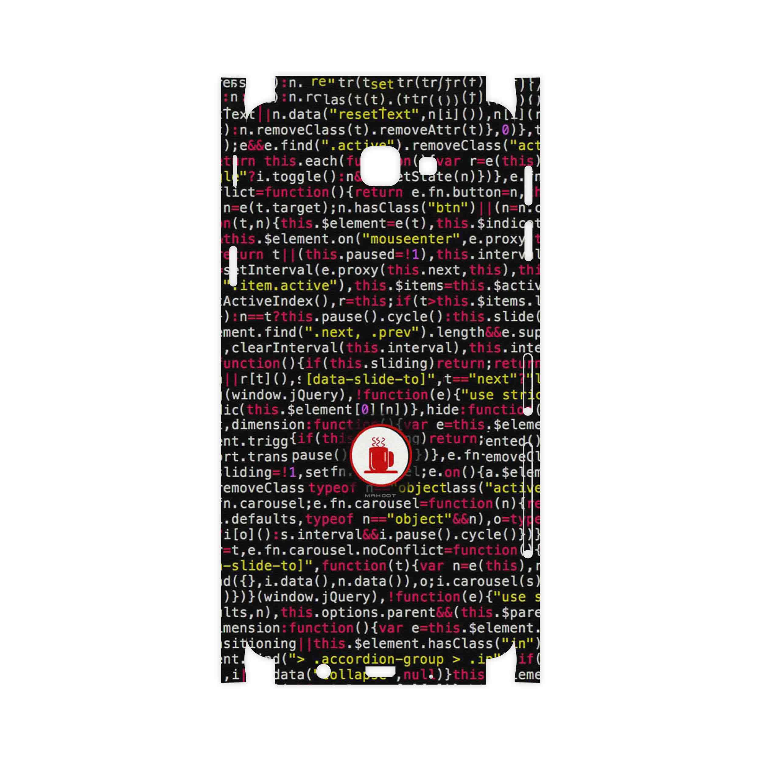 برچسب پوششی ماهوت مدل Programming 1-FullSkin مناسب برای گوشی موبایل سامسونگ Galaxy J5 Prime