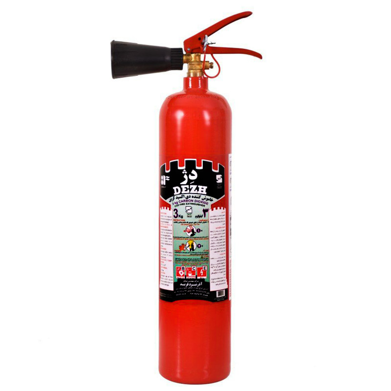 کپسول آتش نشانی Co2 سه کیلویی دژ