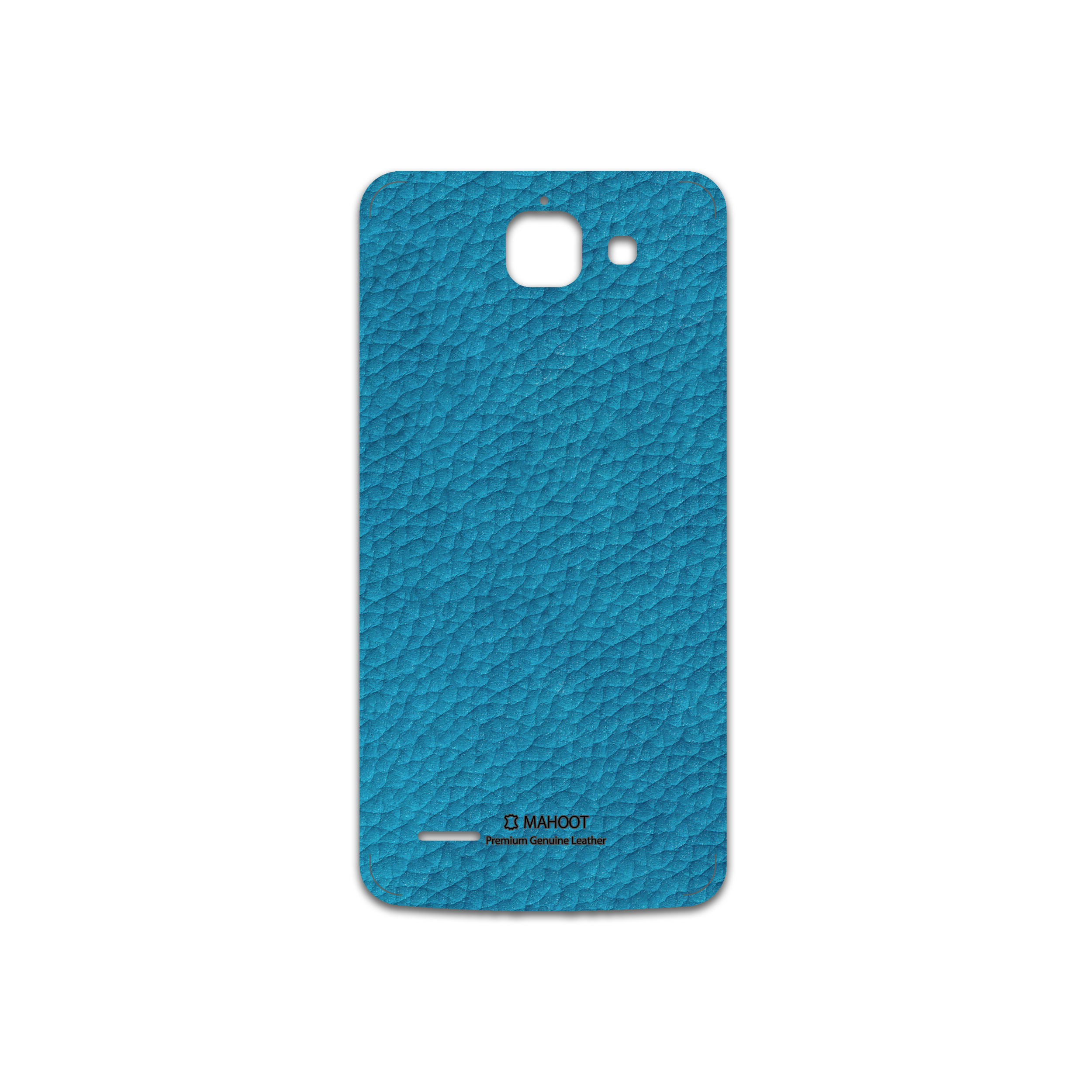 برچسب پوششی ماهوت مدل Blue-Leather مناسب برای گوشی موبایل هوآوی Ascend G730