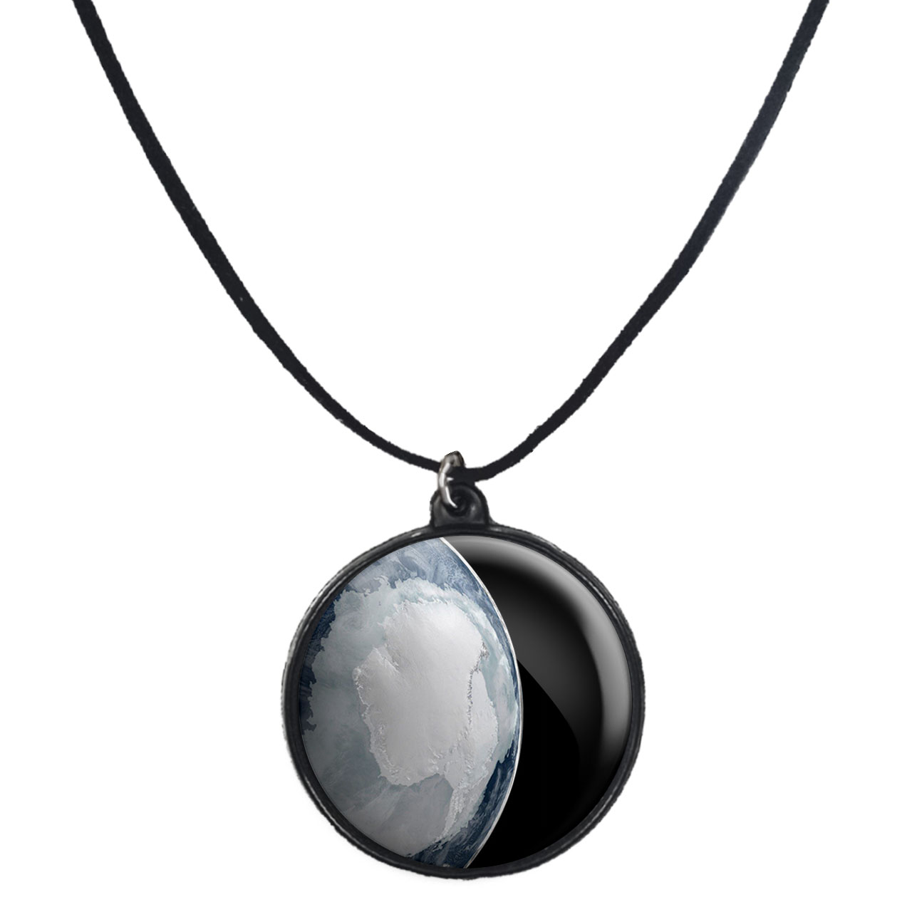 گردنبند پرمانه طرح سیاره ها کد pmb.25116 مدل دو طرفه