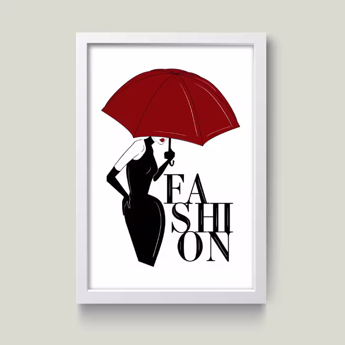 تابلو مدل مینیمال Fashion کدS0115-w