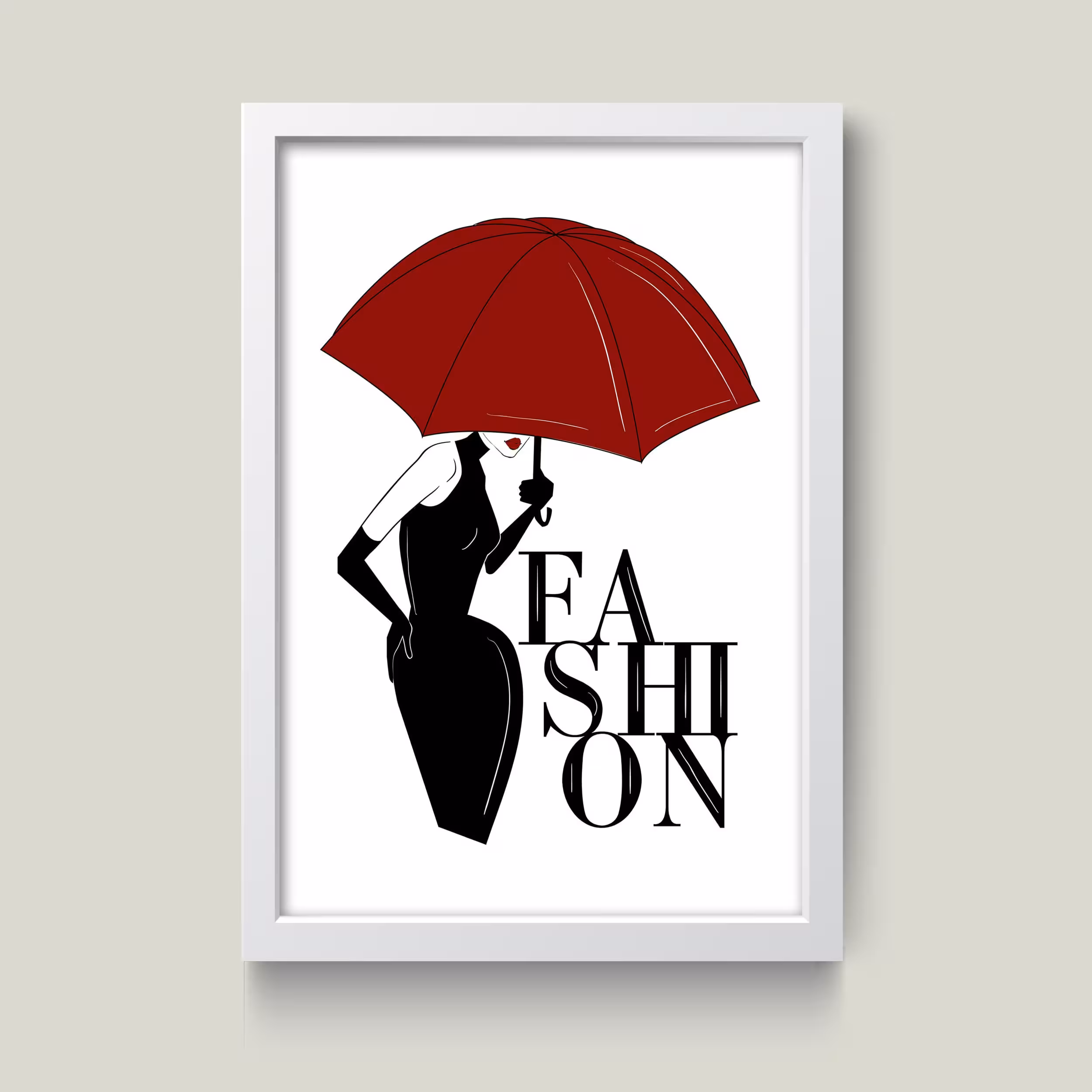 تابلو مدل مینیمال Fashion کدS0115-w