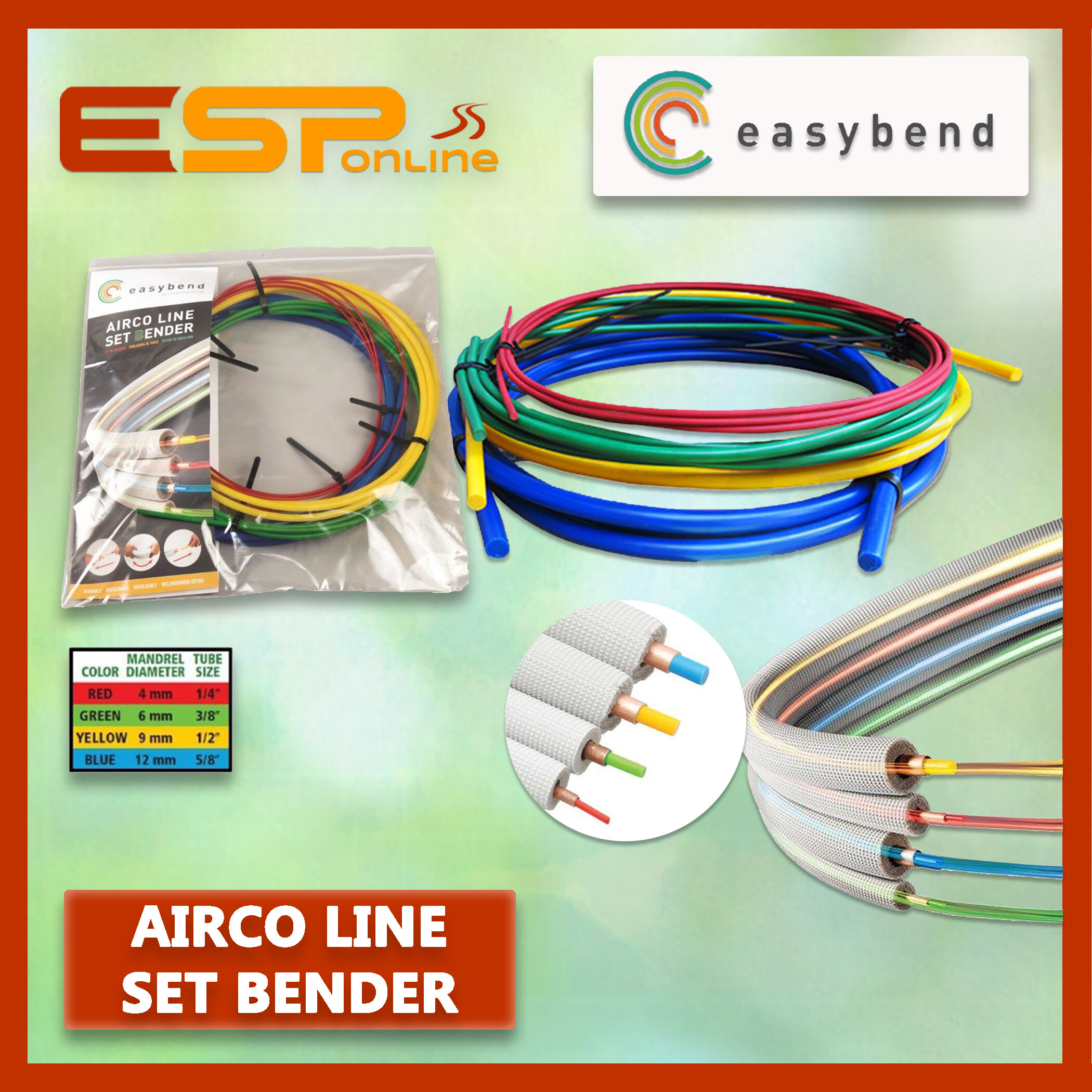 خم کن لوله مسی نانو پلاستیک برند EasyBend | آریا سیتی